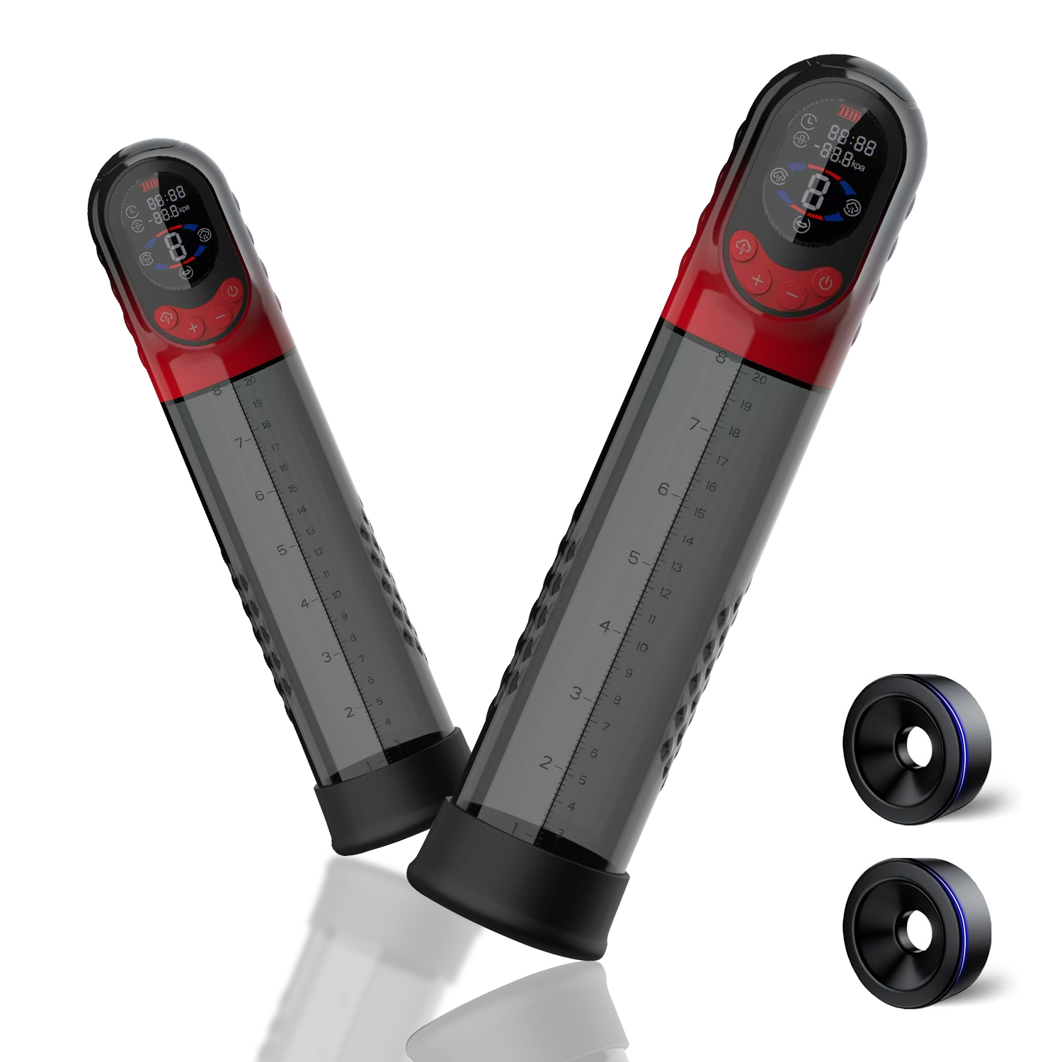 PulsePro 2-in-1 Smart Penis Pump & Vibrating Massager APP Remote Control, 3 Pumping Pressures, IPX7 Waterproof, Magnetic Charging for Enhanced Size & Performance